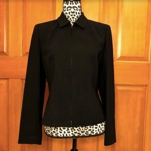 Ann Taylor Zip Blazer 6